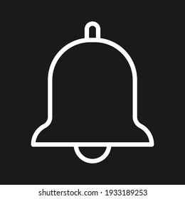 Bell, alarm, alert, notification icon vector image. Can also be used for customer support. Suitable for use on web apps, mobile apps and print media.