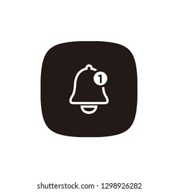 Bell alarm notification icon sign symbol