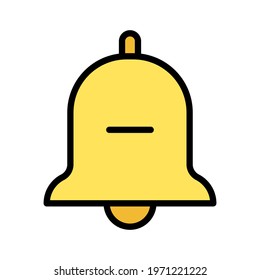 Bell, alarm, notification, off, remove icon vector image. Can also be used for customer support and UI. Suitable for use on web apps, mobile apps and print media.
