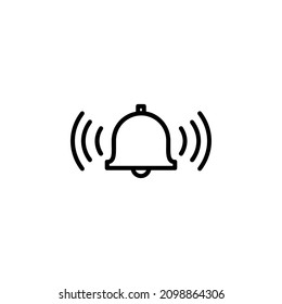 Bell, Alarm, Ring-Symbol, entwickelt für Web und App. Einfaches Symbol für Ihr Projekt