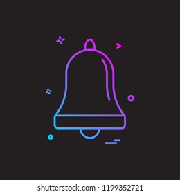 bell alarm ring icon vector design 