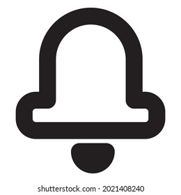 bell alarm simple flat icon