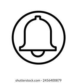  bell, alarm - vector icon