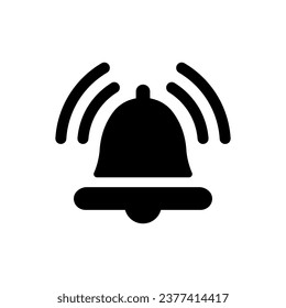 Bell, alarm vector icon illustration