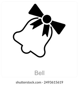 Bell and alert icon concept