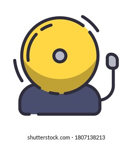Campana para volver a la escuela, alarma y elemento de alerta, etc