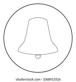 Bell it is the black color icon in circle or round