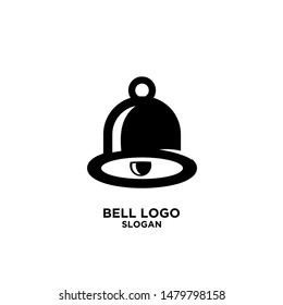 bell black logo icon design vector illustration