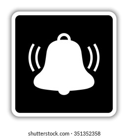 Bell - black vector icon