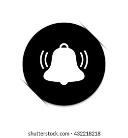 Bell  - black vector icon