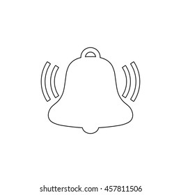 Bell -  black vector icon