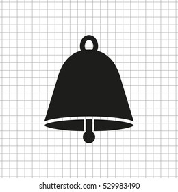 Bell -  black vector icon