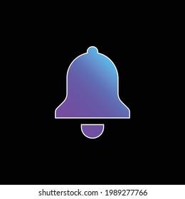 Icono de vector de gradiente azul