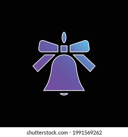 Bell blue gradient vector icon