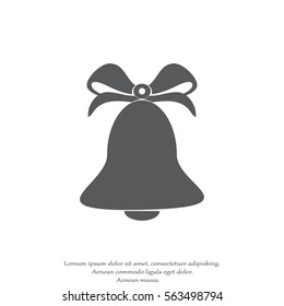 bell with bow