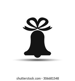 bell with a bow icon