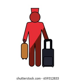 Bell boy pictogram