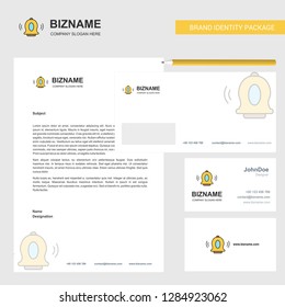 Bell  Business Letterhead, Envelope and visiting Card Design vector template