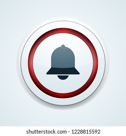 Bell button illustration