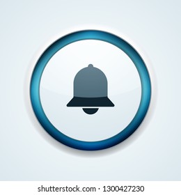 Bell button illustration