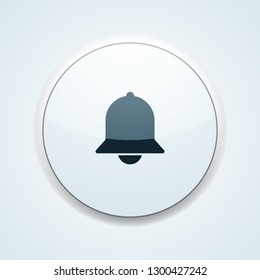 Bell button illustration