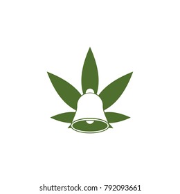bell cannabis leaf logo