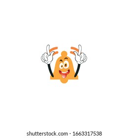 bell cartoon characters design with expression. you can use for stickers, pins or patches