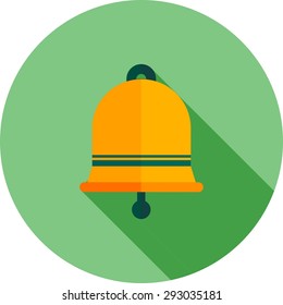 Bell, christmas, alarm icon vector image.Can also be used for christmas, celebrations, observances and holidays. Suitable for use on web apps, mobile apps and print media.