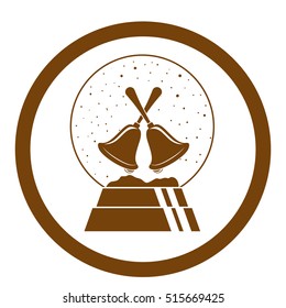 Bell of christmas season design
