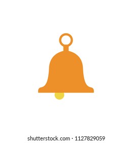 bell colored icon. Element of school icon for mobile concept and web apps. Detailed bell icon can be used for web and mobile. Simple icon