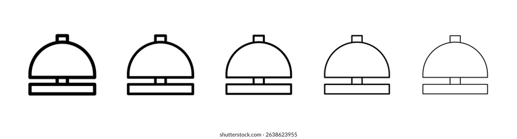 Bell concierge icon concept. graphic design, logo, Web, UI.