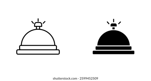 Bell conciergeicons for ui. vector illustration