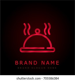 Bell covering hot dish red chromium metallic logo