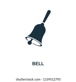 Bell creative icon. Simple element illustration. Bell concept symbol design from school collection. Can be used for mobile and web design, apps, software, print.
