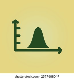 Bell Curve on Graph trendy beauteous abstract vector illustration colorful useful design.eps