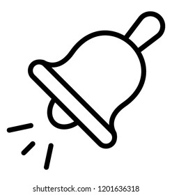 Bell design icon for alarm and notification