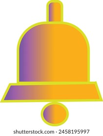 Bell Design Icon EPS 10