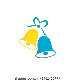 Icono de ilustración de diseño de campana Plantilla de Vector