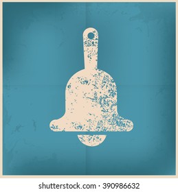 
Bell design on old background,grunge vector