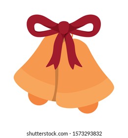 Bell design, Ring alert alarm call jingle sound doorbell and music theme Vector illustration