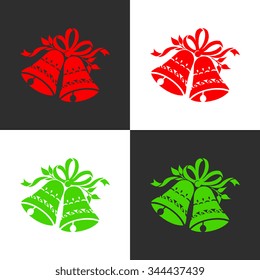 The bell drager icon, vector illustration. Flat design style