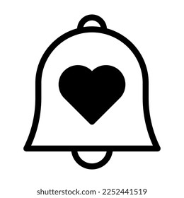 bell dualtone black valentine illustration vector year icon perfect. Icon sign from modern collection for web. Nice design perfect.