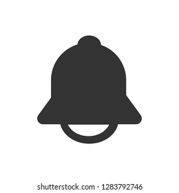 Bell falt icon style vector