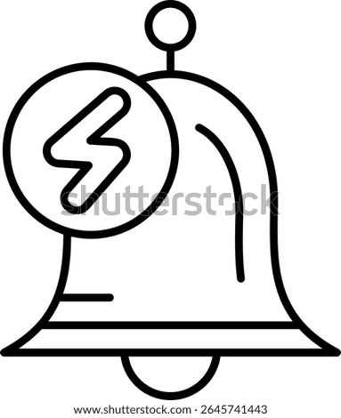 Bell Filled Style Icon Design