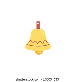 Bell flat easter religion icon