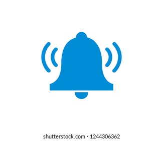 bell Flat icon, notification icon symbols vector