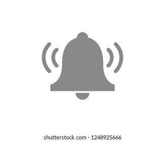 bell Flat icon, notification icon symbols vector