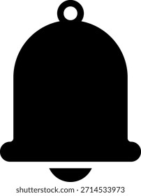 bell glyph icon illustration vector