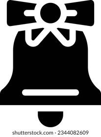 Icono de glifo de Campana - Icono único, vector