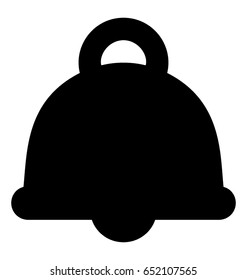 Bell Glyph Vector Icon